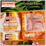 Aroma Bali frozen pork HAM SMOKED LOIN sliced 250g